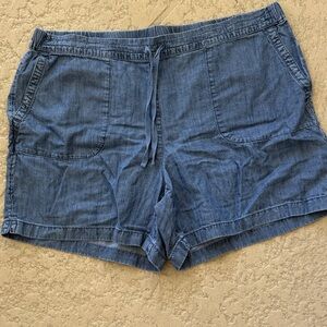 J. Jill Blue Women's Cargo Shorts